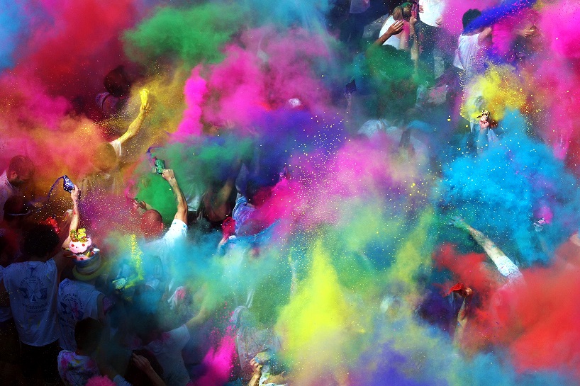 La Crazy Color Run alla Festa dei Folli 2015